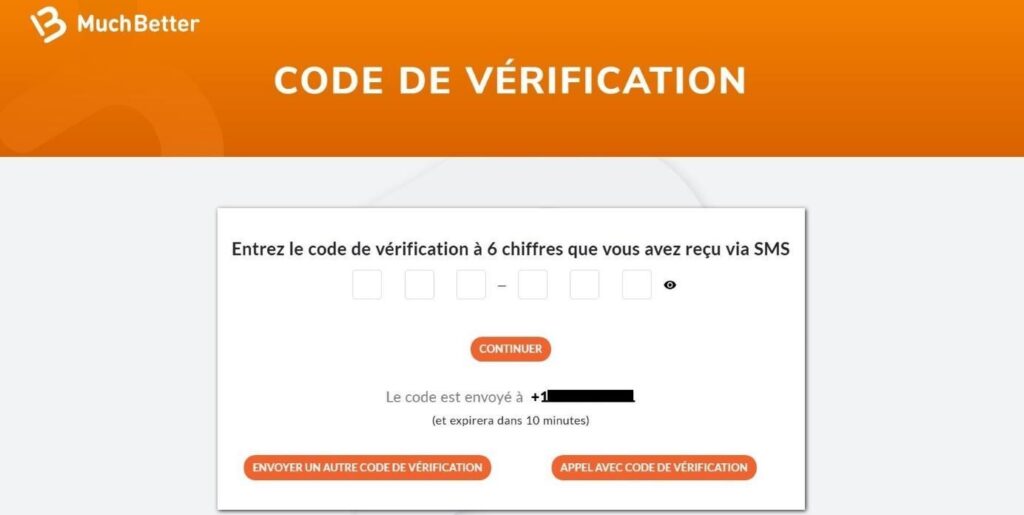 Code de vérification