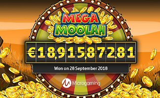 Microgaming Network Jackpots & Mega Moolah Progressive made 9 Millionaires in 2018m, including New World Record Winner