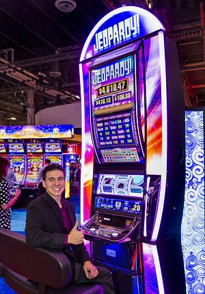 James Holzhauer helps make IGT's Jeopardy Slot Machine a Huge Hit in Vegas