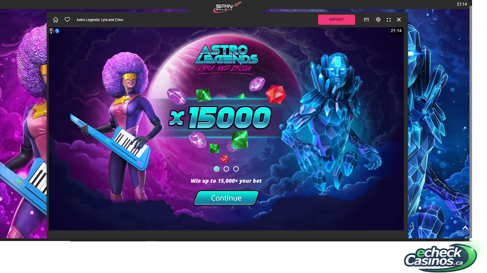 Astro Legends Slots by Lyra and Erion