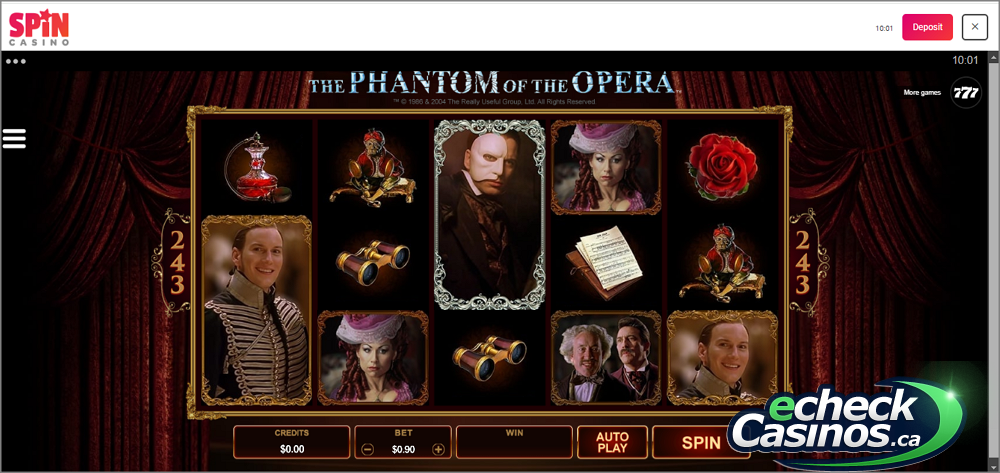 Phantom Opera Slots for Real Money