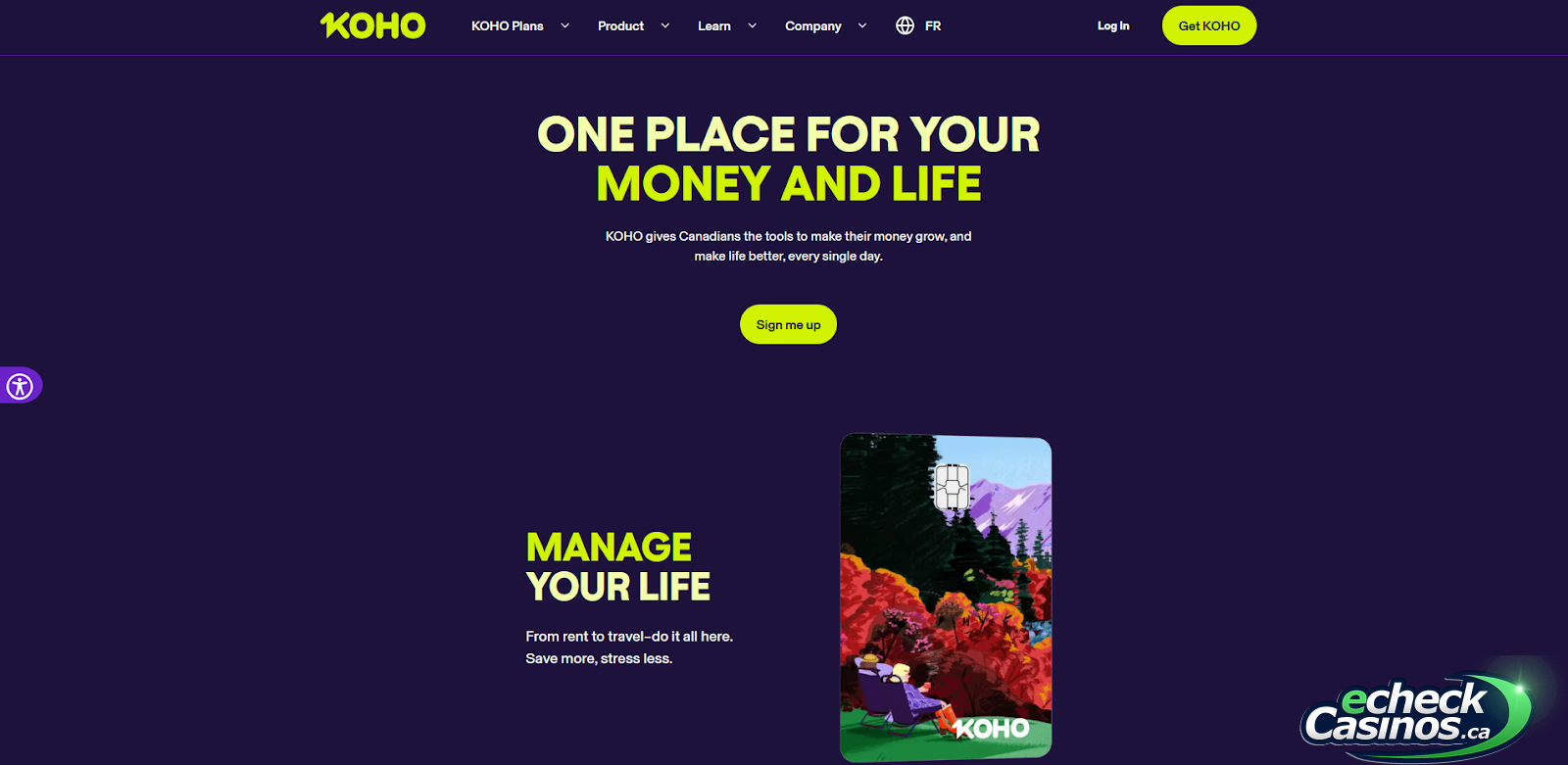 Koho homepage