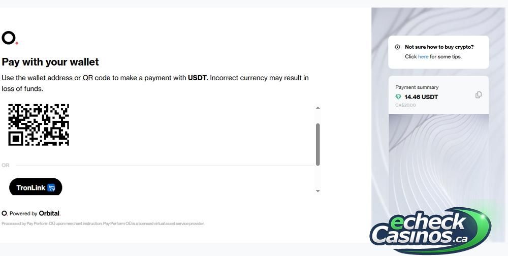 Orbital QR code Payment