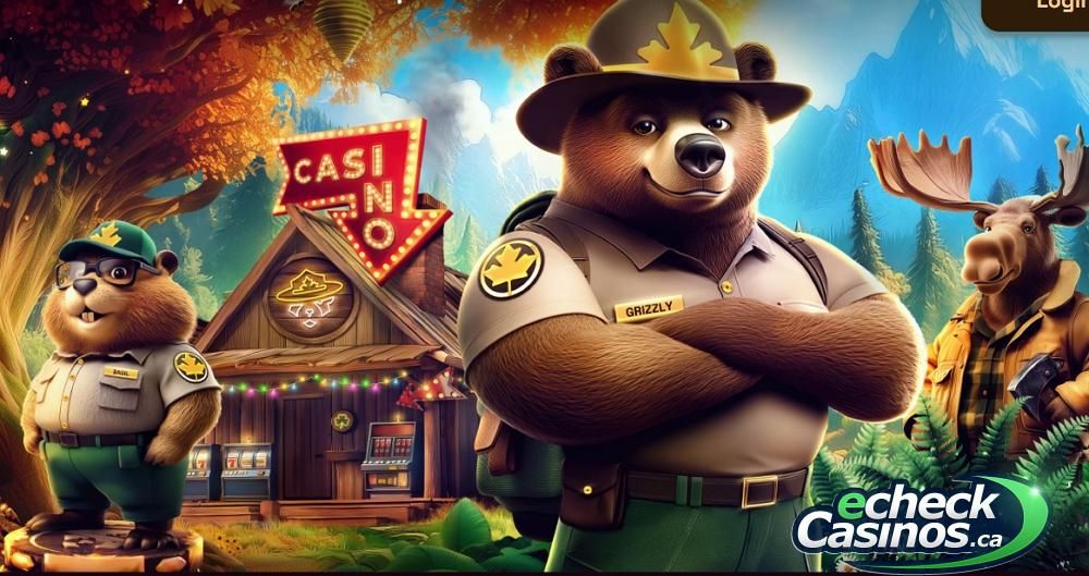 Grizzly Quest Casino Homepage Screenshot