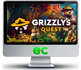 Grizzly Quest website on Imac