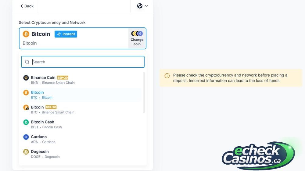 Get Orbital Checkout UI & Supported Cryptocurrencies