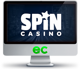 Spin Casino iMac screen