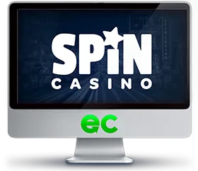 Spin Casino iMac screen