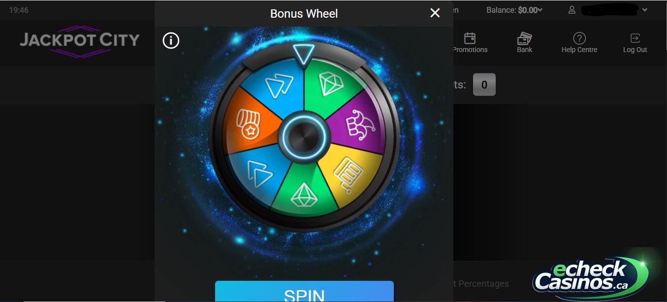 Crypto bonus wheel
